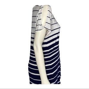 Market & Spruce Striped Slit Sleeve Sz Large